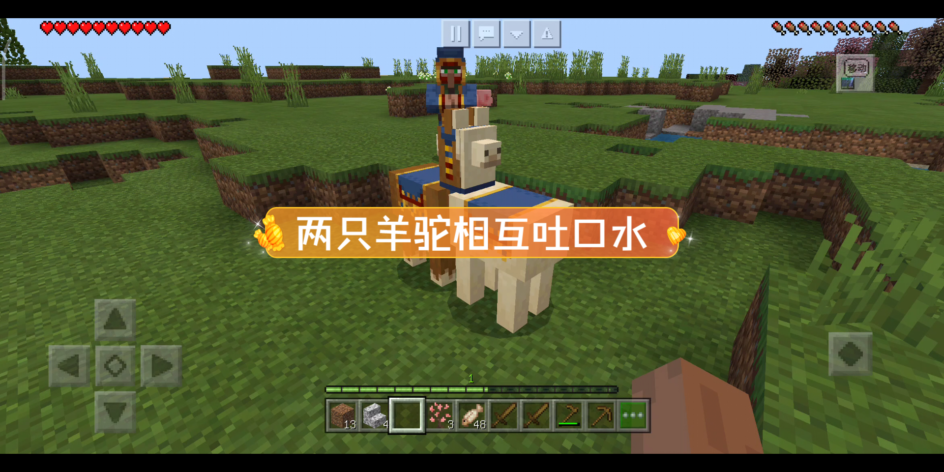 我的世界羊驼吃什么