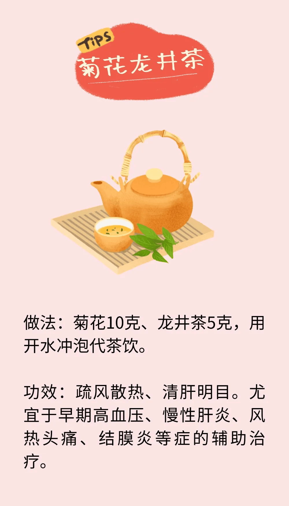 适合春夏季节喝的养生茶